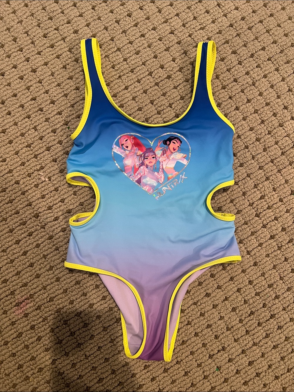 Zara Kids Kpop Demon Hunters cutout swimsuit